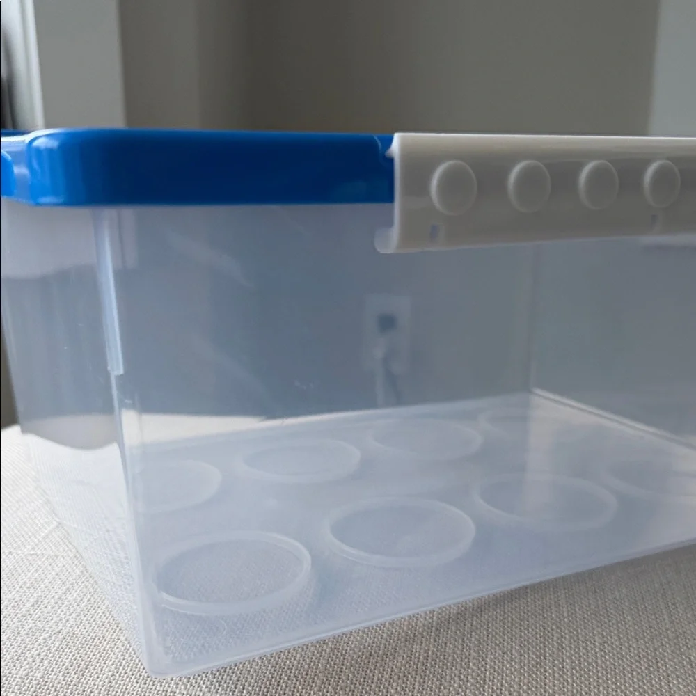 Lego Clear Storage Box 9x6x12 inches